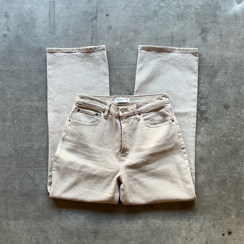 oat abercrombie & fitch 90’s relaxed high rise jeans